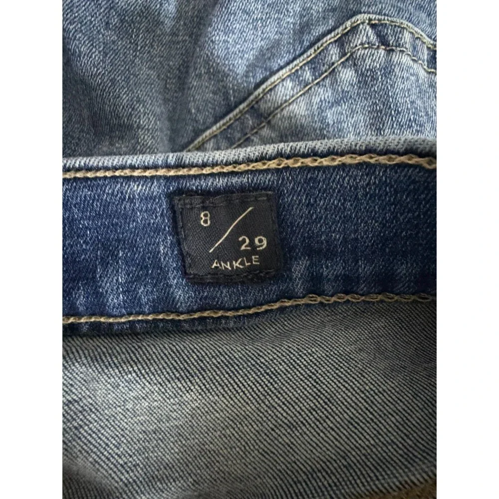 Lucky Brand Bridgette Skinny Jeans Womens 8/29 Distressed Ankle Stretch